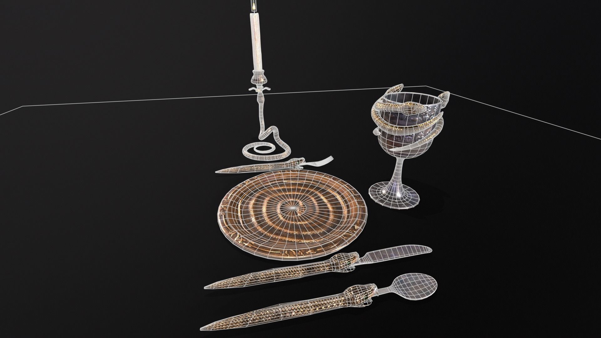 Snake King Set  3D Model Collection_24