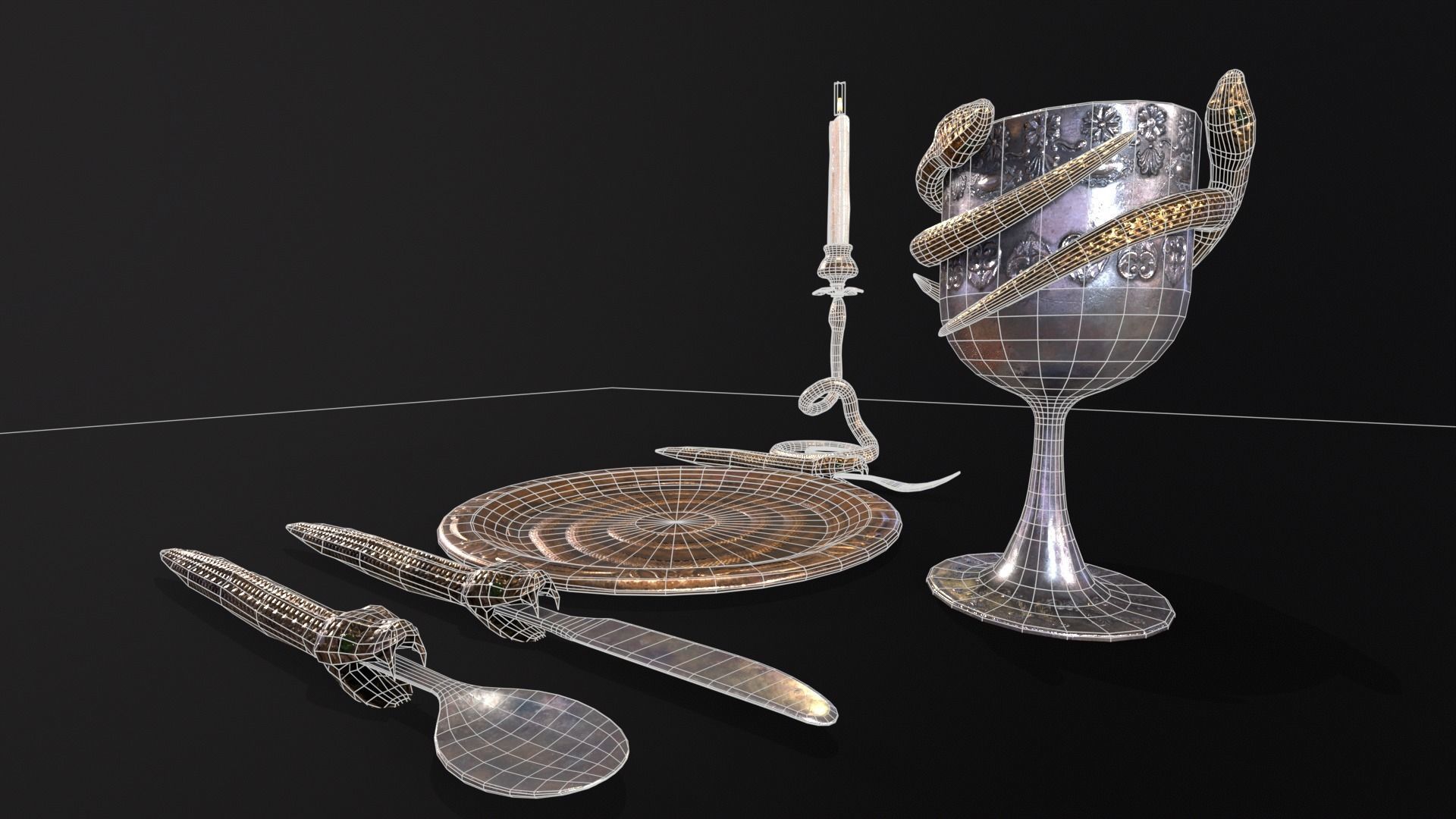 Snake King Set  3D Model Collection_20