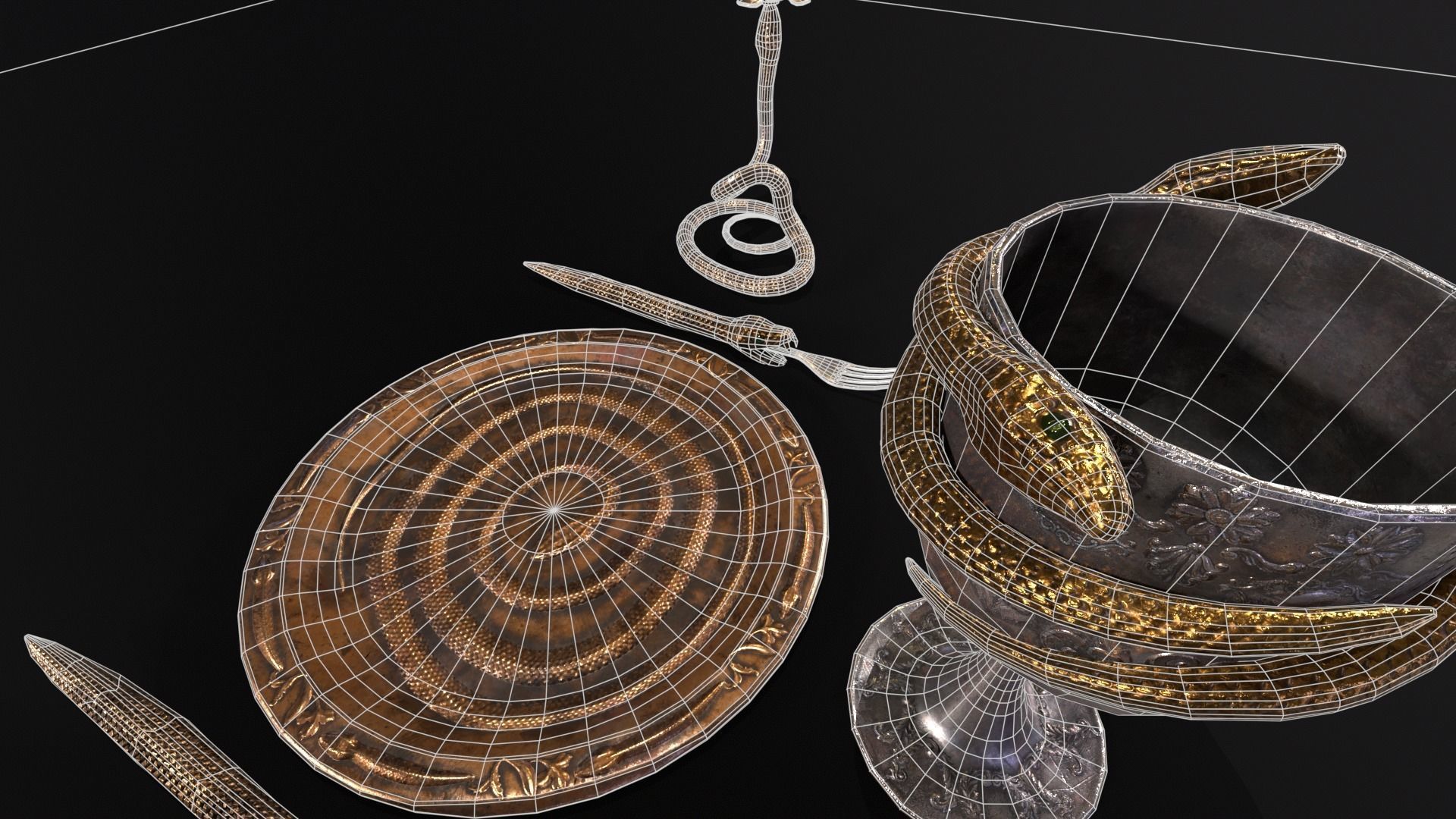 Snake King Set  3D Model Collection_21