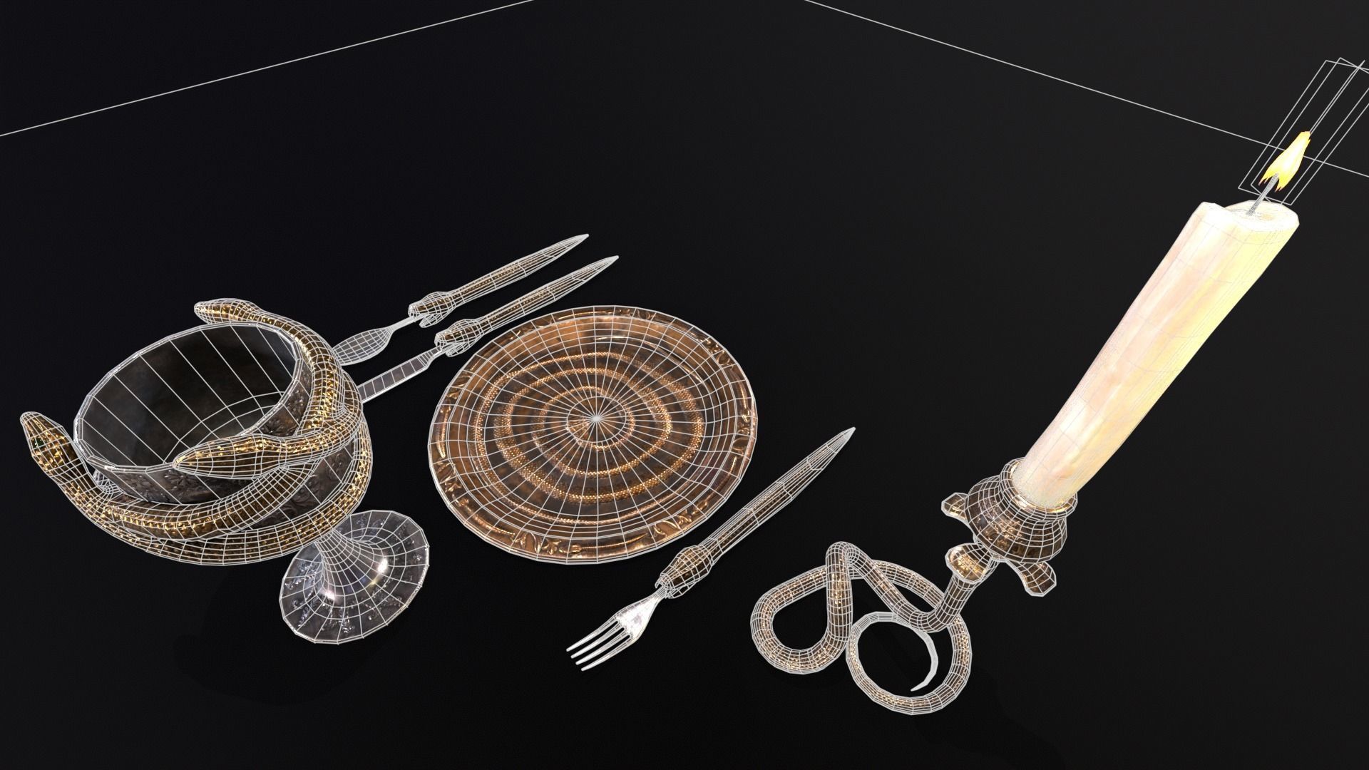 Snake King Set  3D Model Collection_18