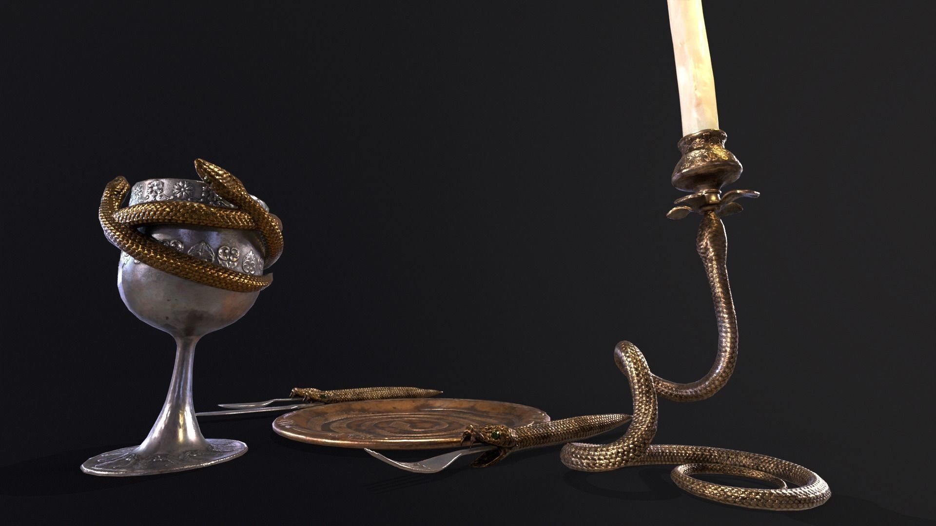 Snake King Set  3D Model Collection_19