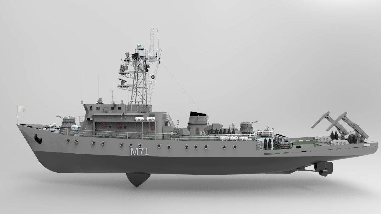 Russian Countermine Vessel 3D model_3