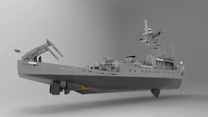 Russian Countermine Vessel 3D model