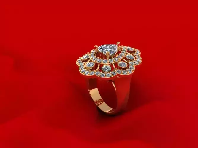 Fashion Women Diamond Ring R3