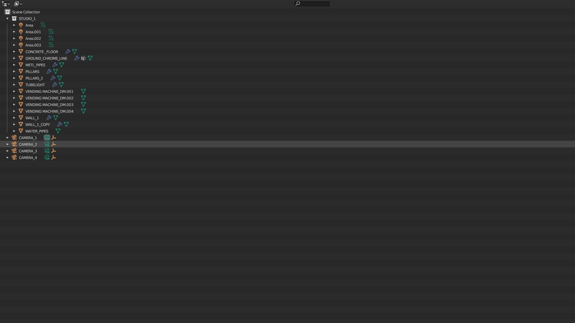 Realistic Parking Lot Low-poly 3D model_11