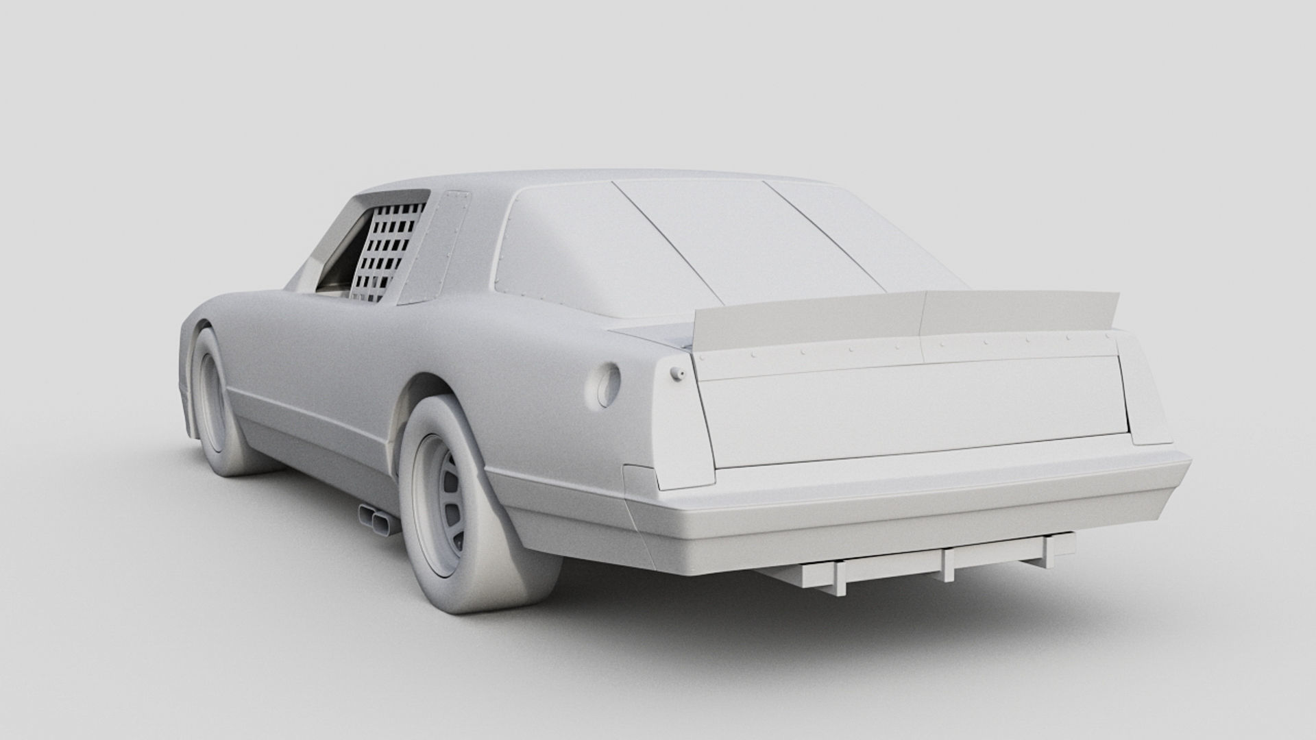 1986 Chevy Monte Carlo - Stock Car 3D model_11