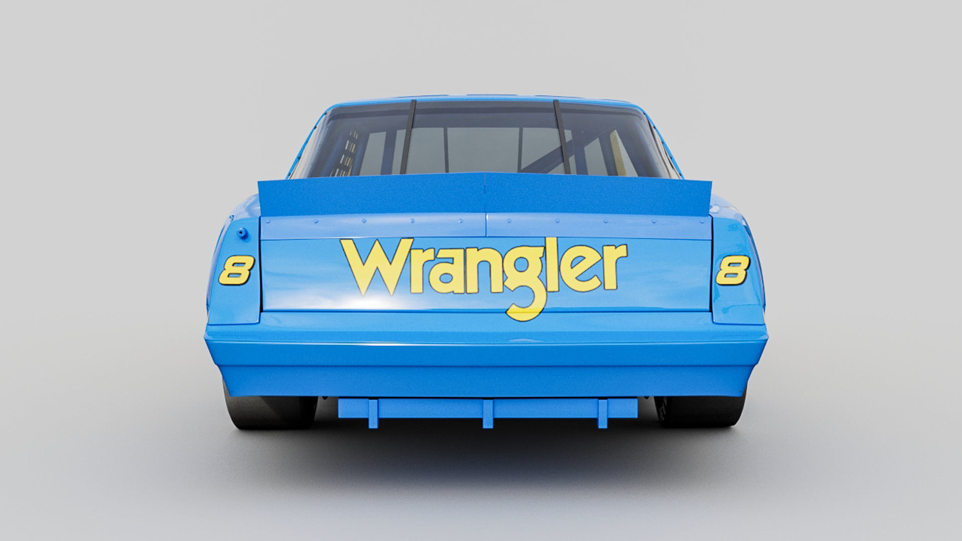1986 Chevy Monte Carlo - Stock Car 3D model_7