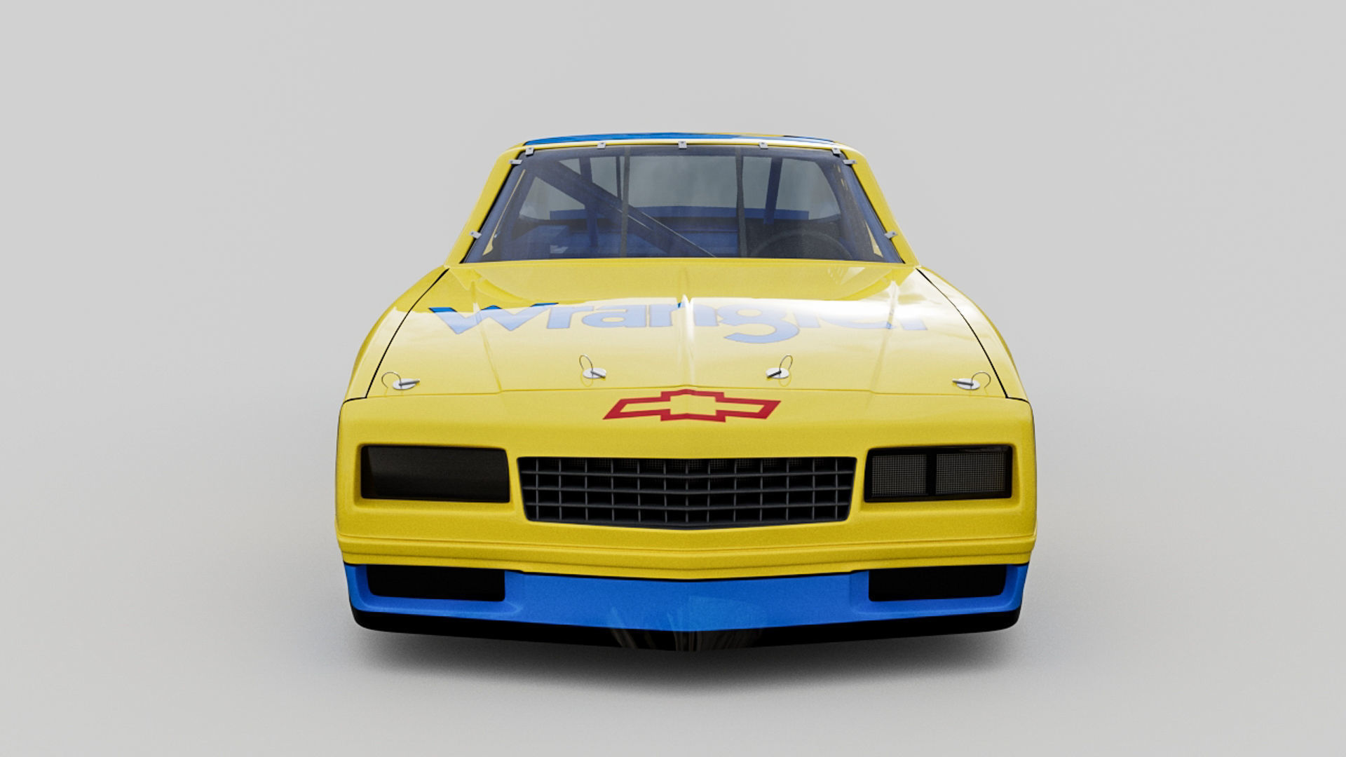 1986 Chevy Monte Carlo - Stock Car 3D model_5