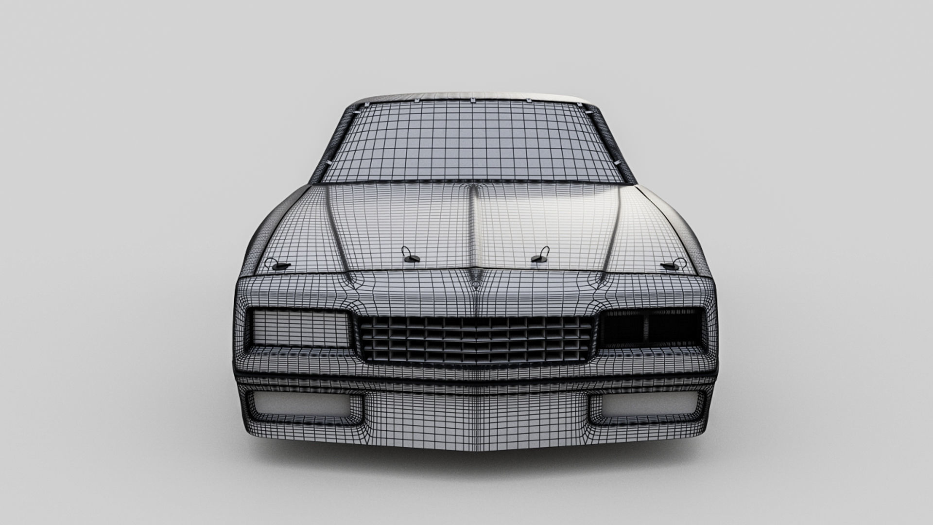 1986 Chevy Monte Carlo - Stock Car 3D model_14