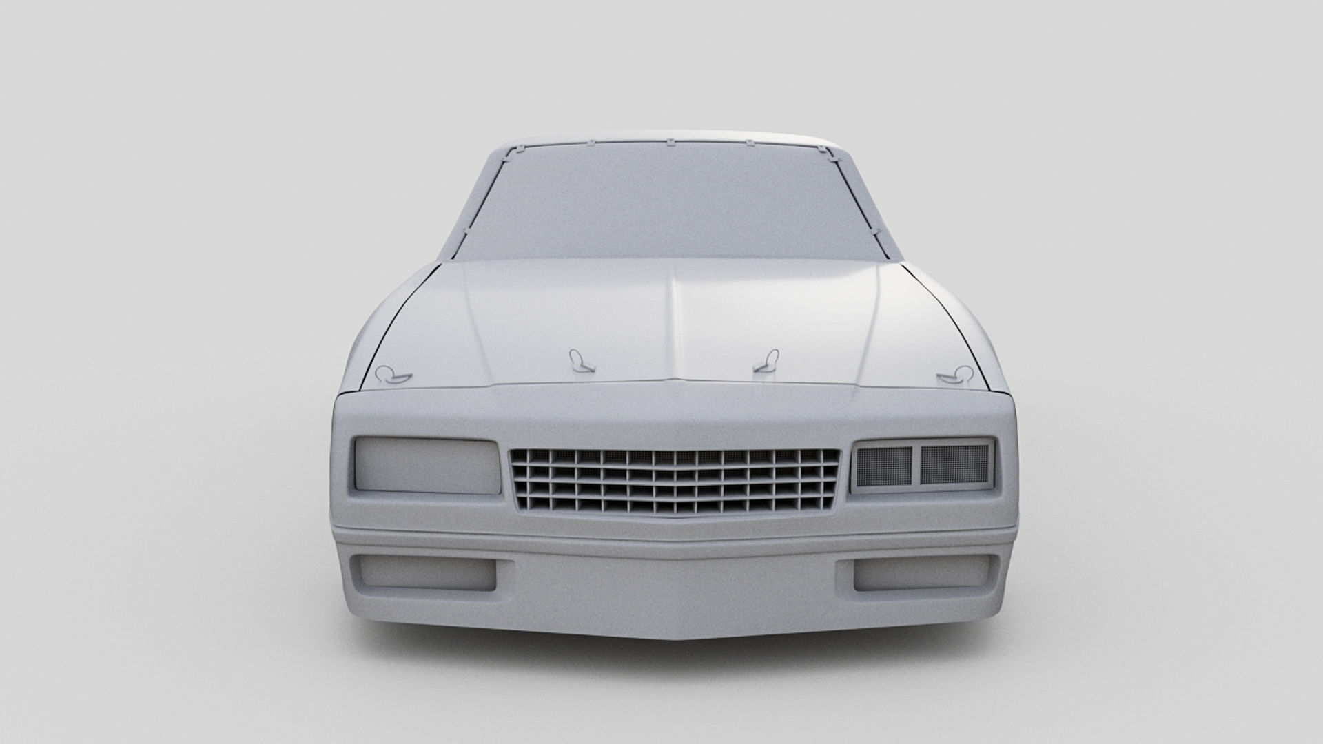 1986 Chevy Monte Carlo - Stock Car 3D model_10