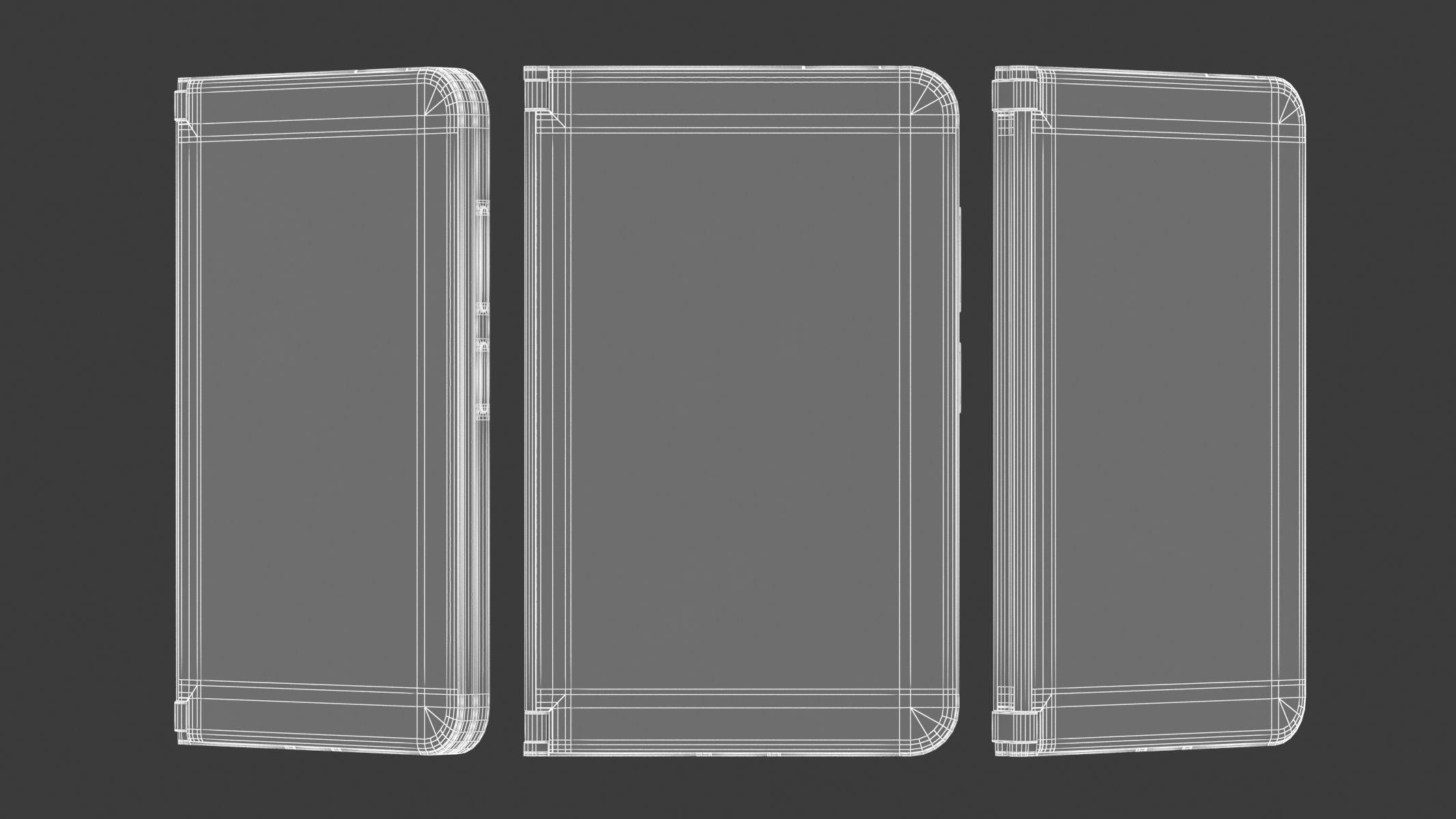 Microsoft surface Duo 2 White 3D model_17