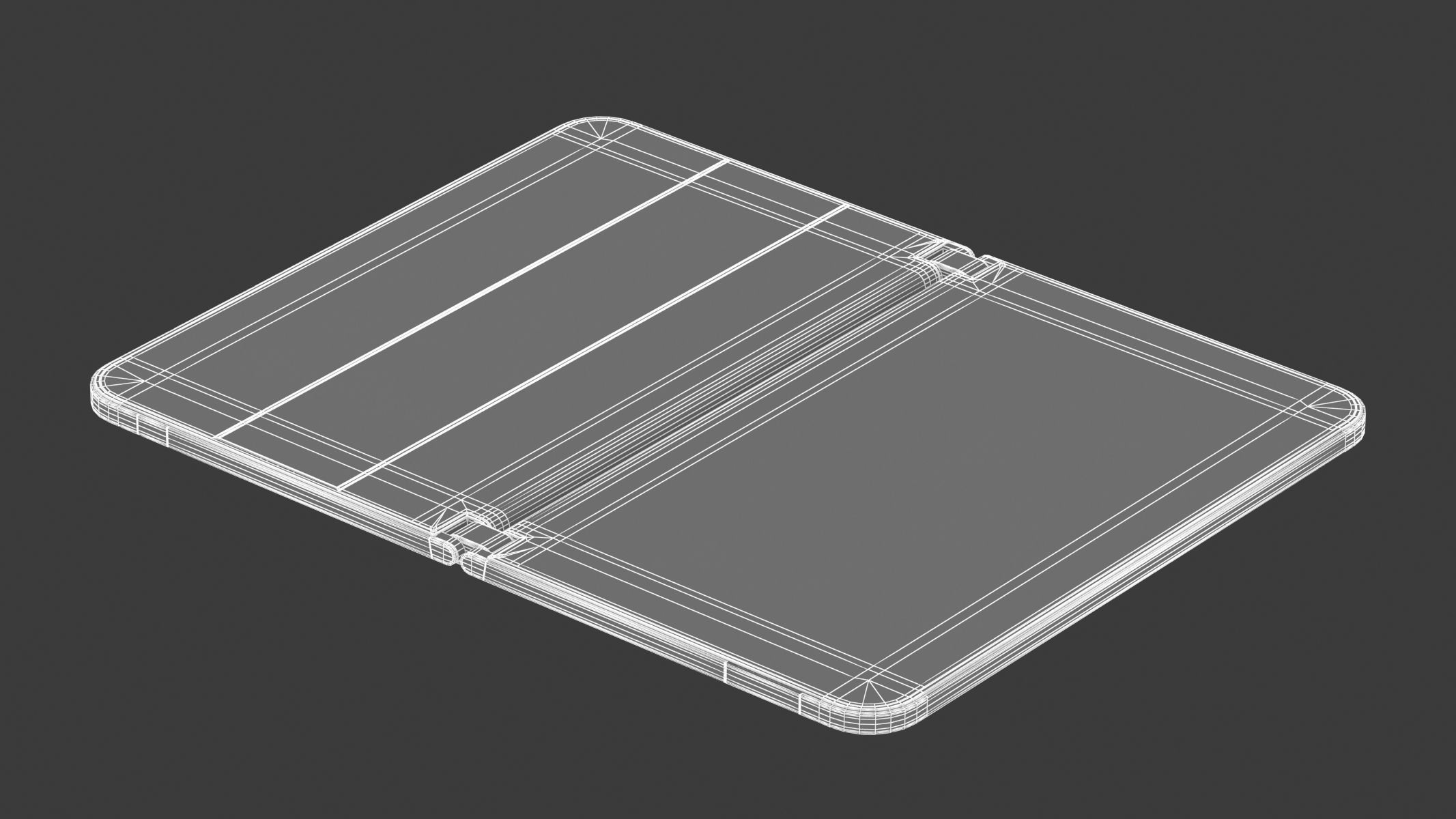 Microsoft surface Duo 2 White 3D model_14