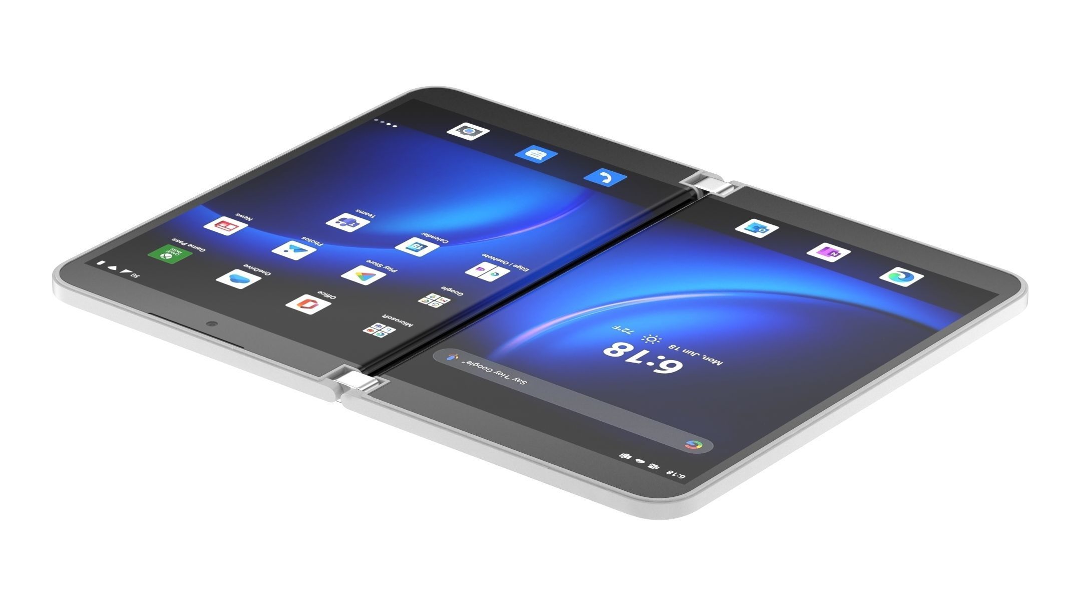 Microsoft surface Duo 2 White 3D model_4