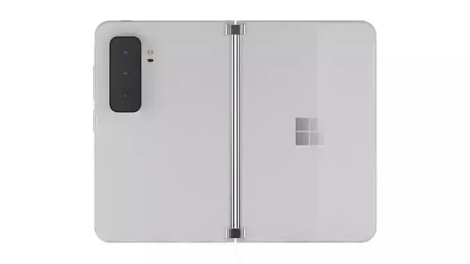 Microsoft surface Duo 2 White 3D model
