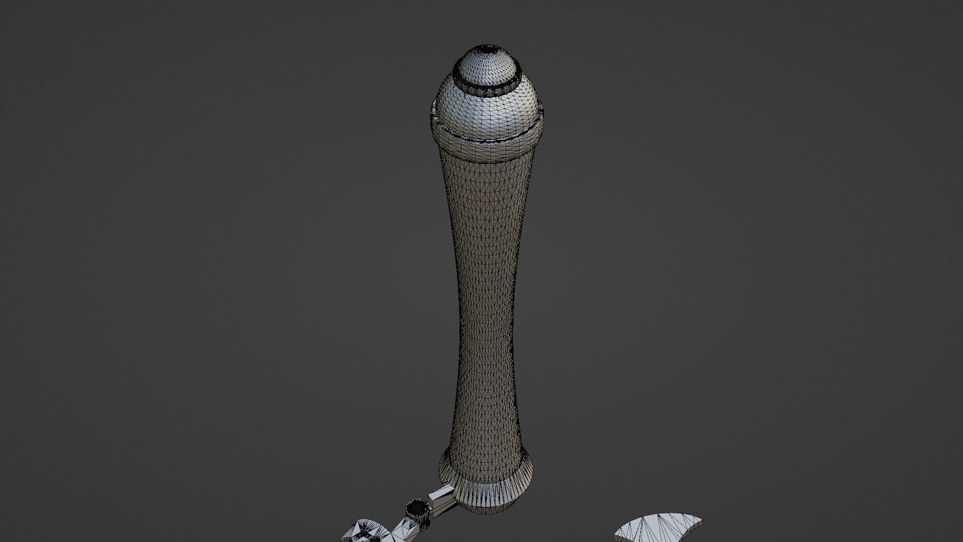 Combat Blade Whip 3D print model_11