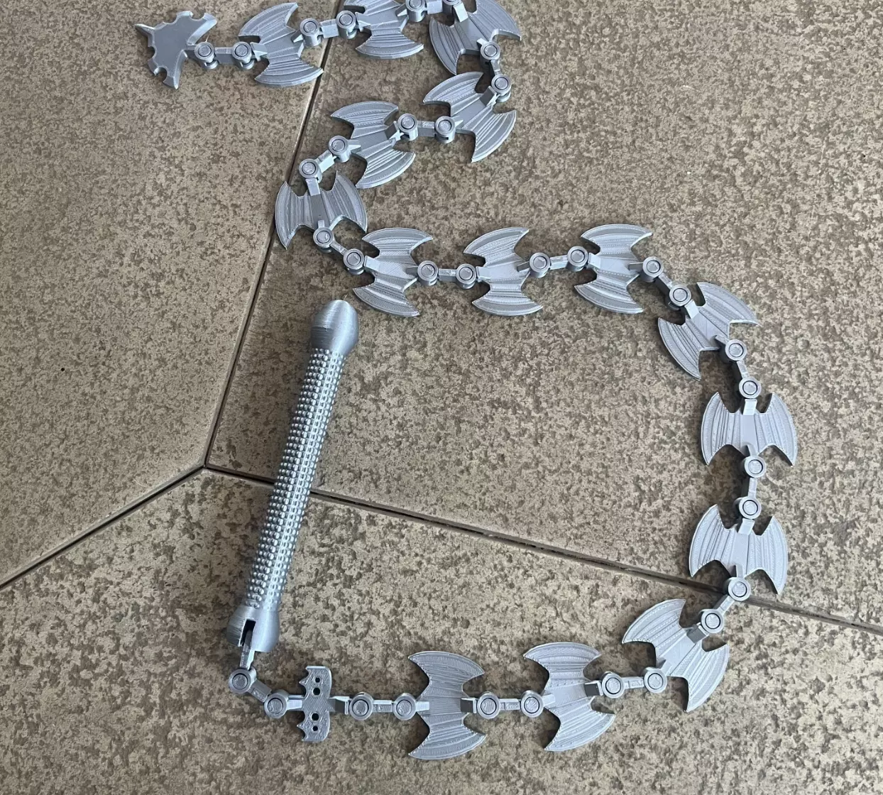 Combat Blade Whip 3D print model_0
