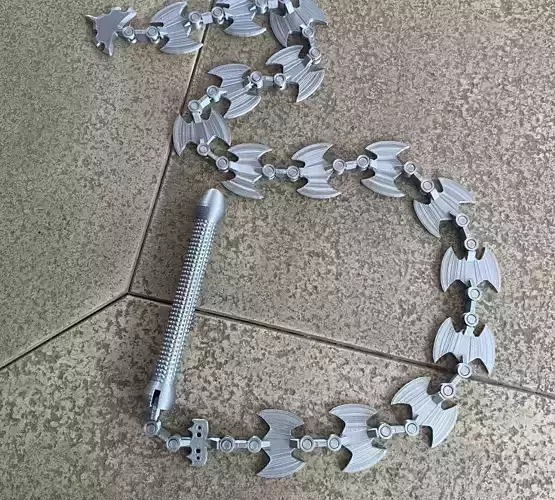 Combat Blade Whip 3D print model