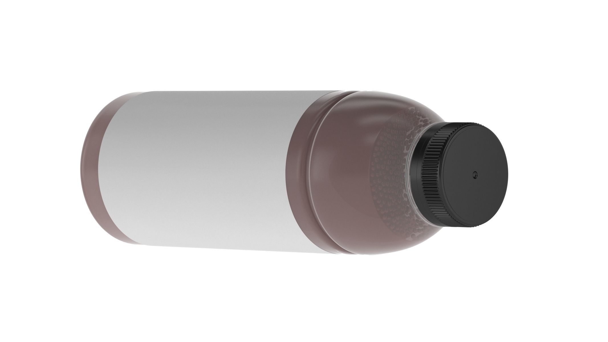 Plastic Tran Bottle Generic 3D model_3
