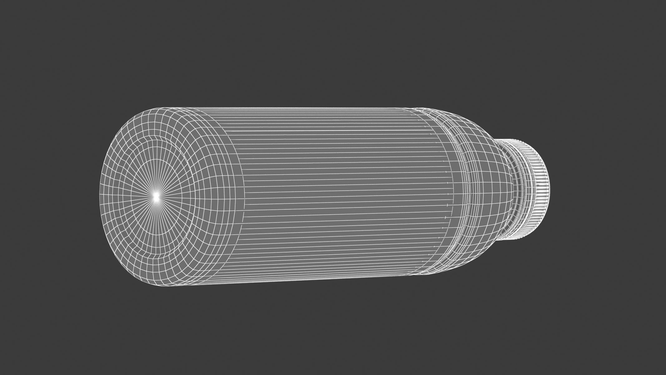 Plastic Tran Bottle Generic 3D model_7