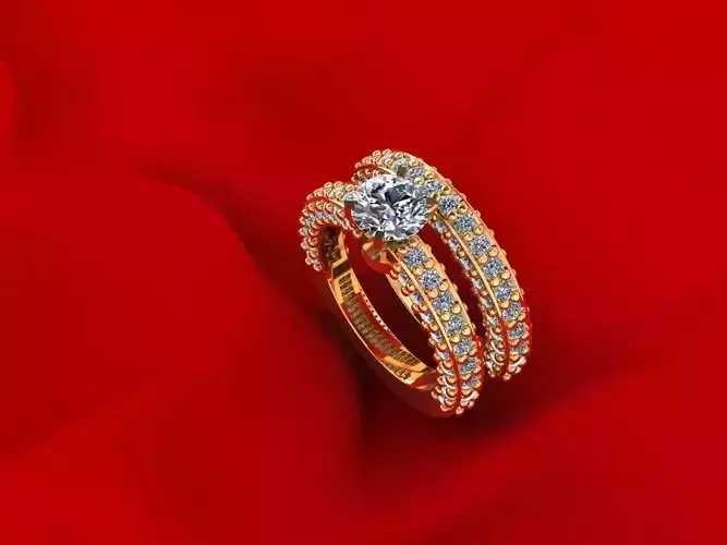Women Diamond Ring R9