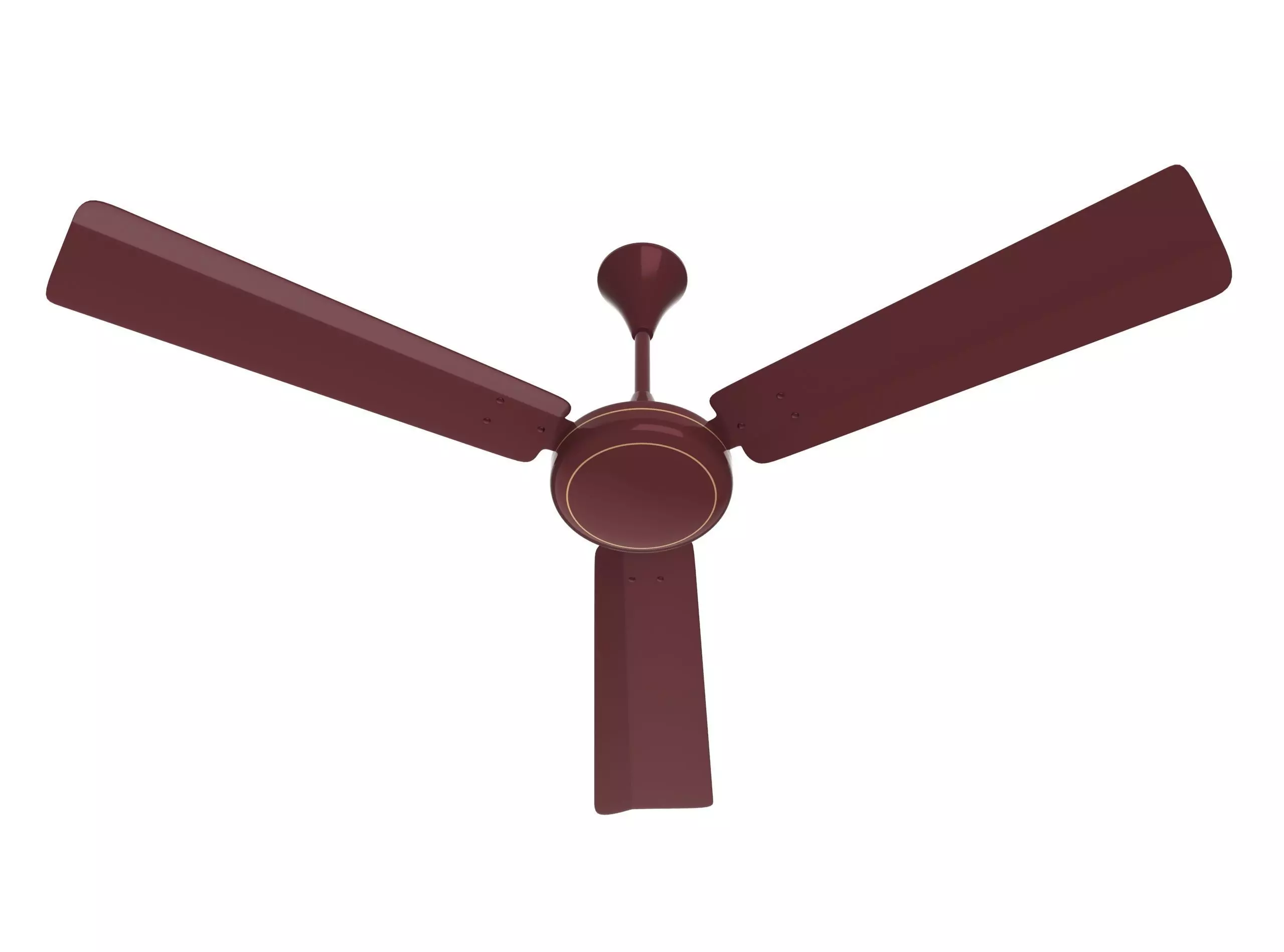 ceiling fan Low-poly 3D model_0