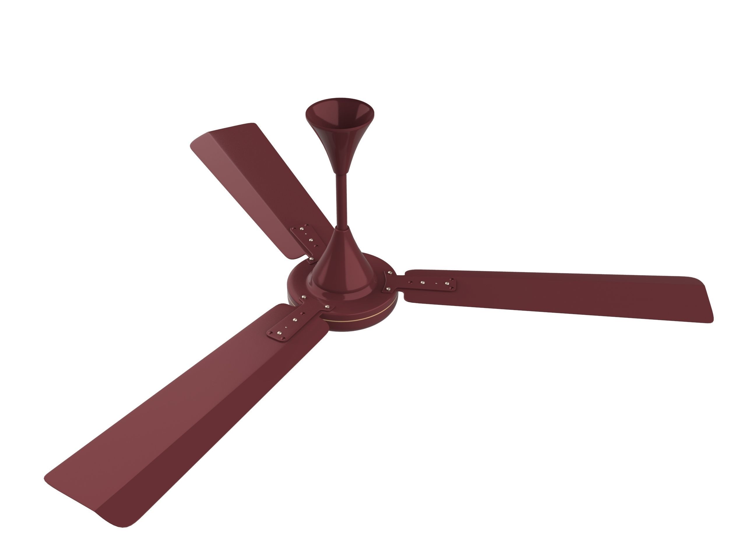 ceiling fan Low-poly 3D model_3