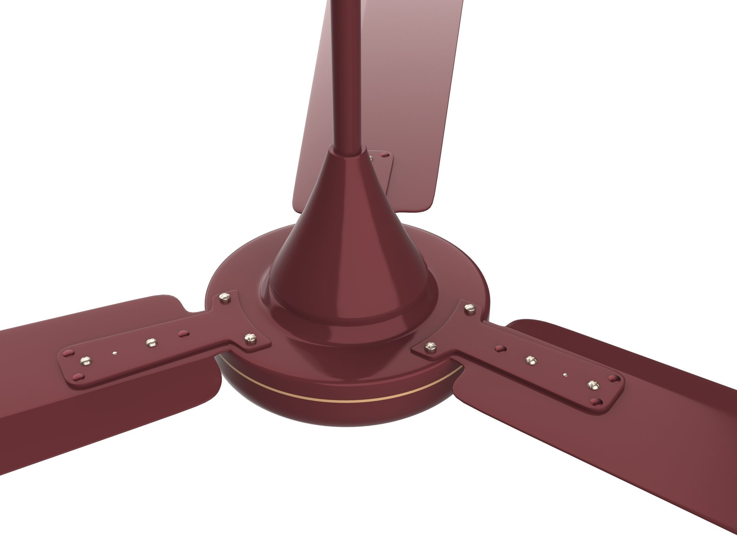 ceiling fan Low-poly 3D model_2