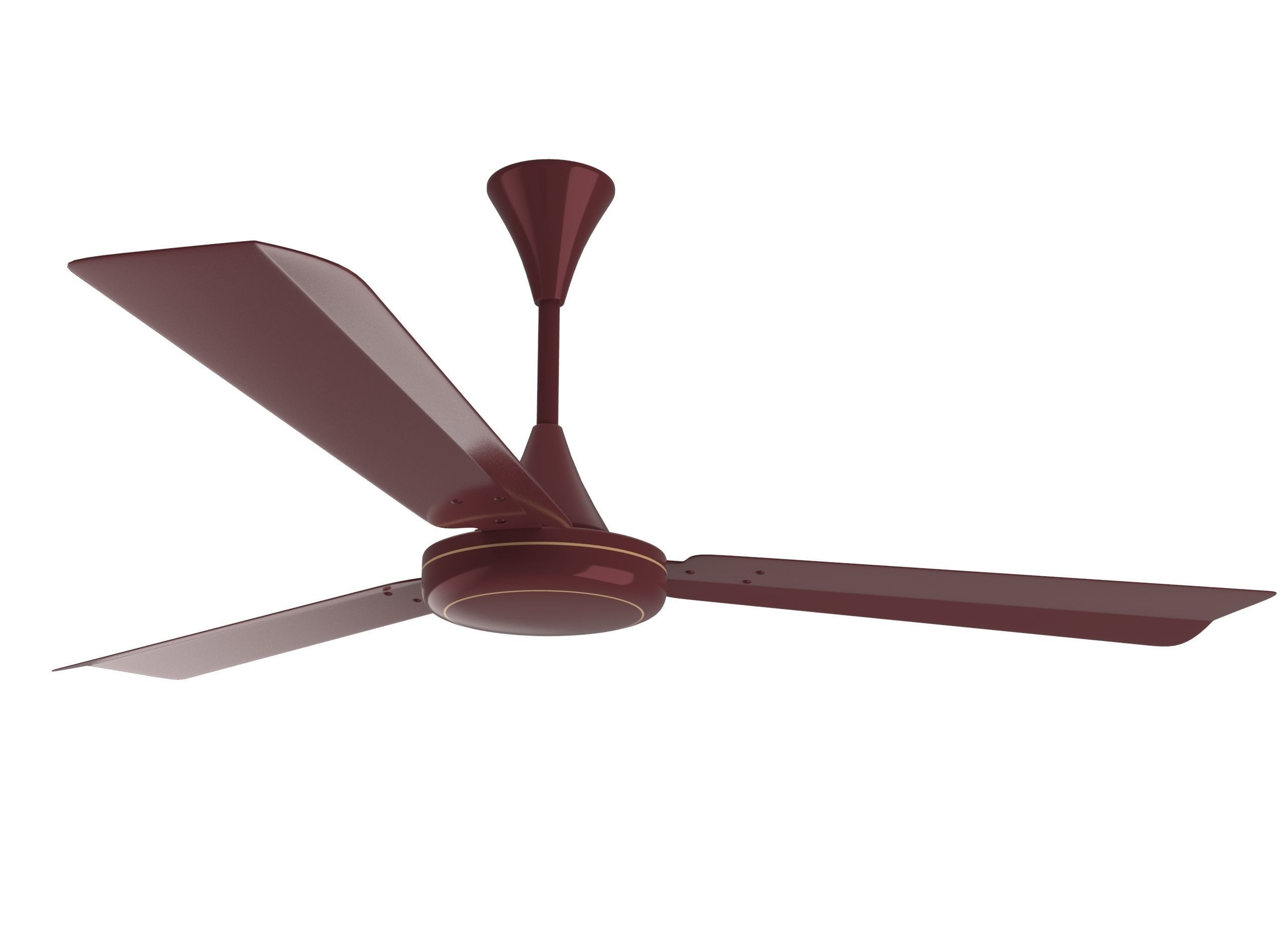 ceiling fan Low-poly 3D model_1