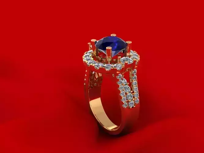 Halo Diamond Ring R8