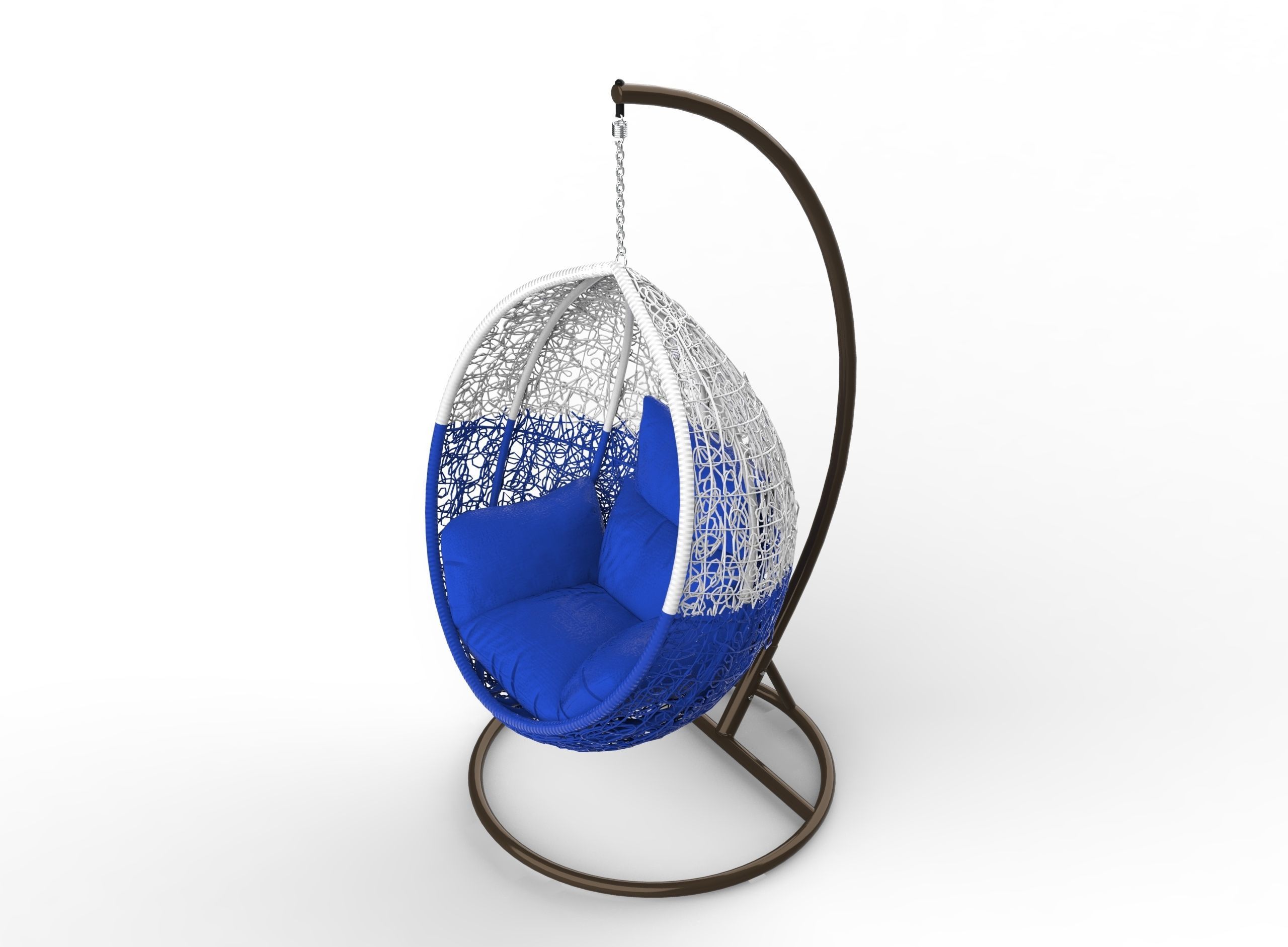Swing seat Low-poly 3D model_6