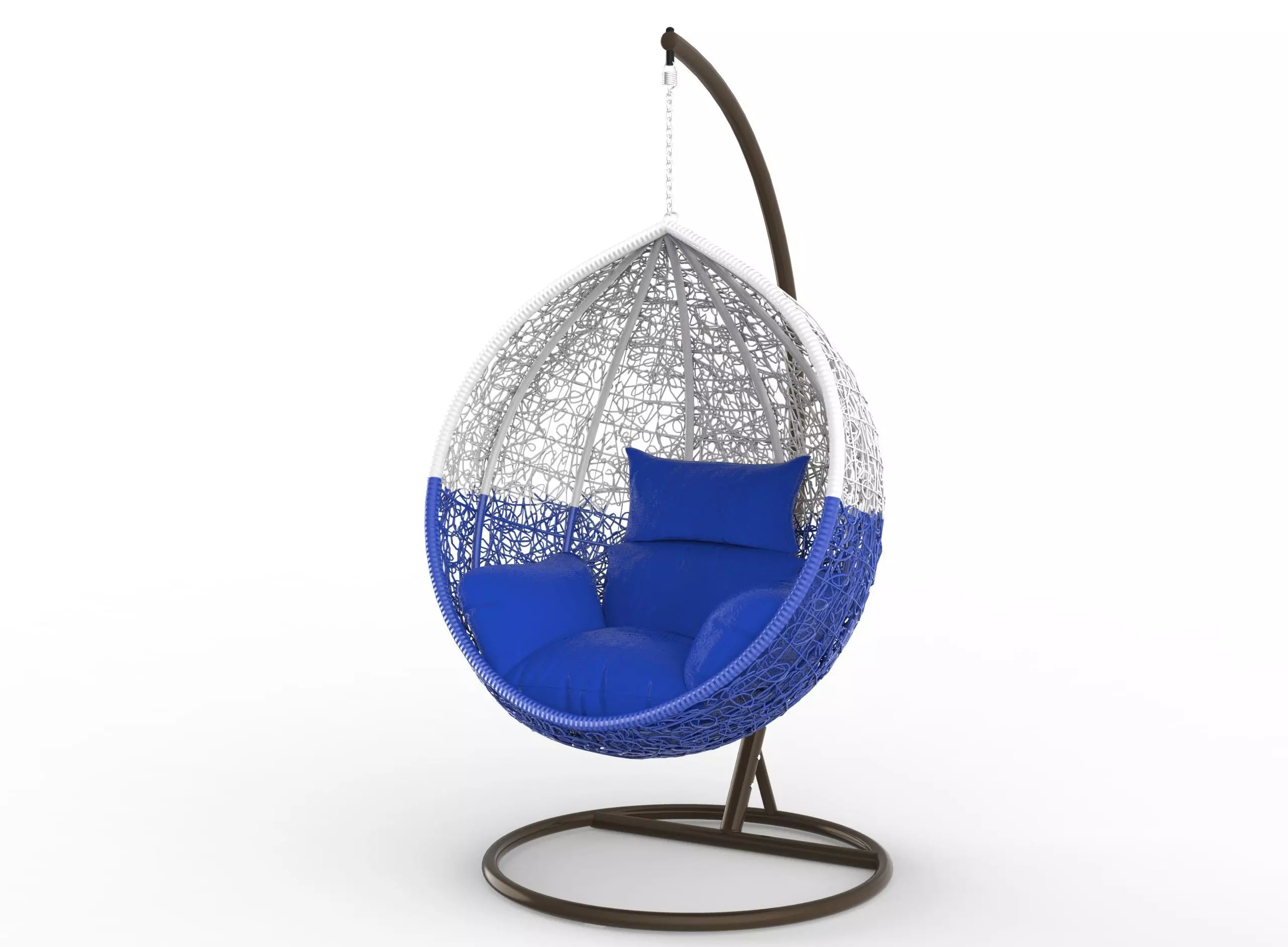 Swing seat Low-poly 3D model_0