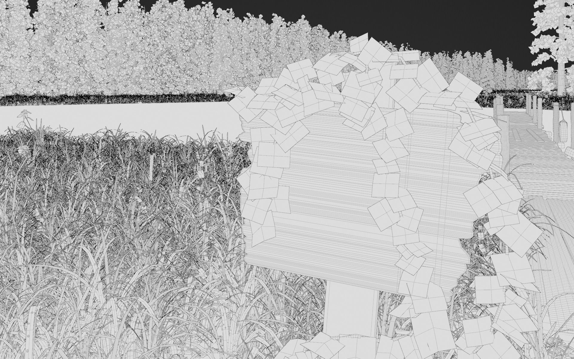 Forest Lake 3d Scene 3D model_18