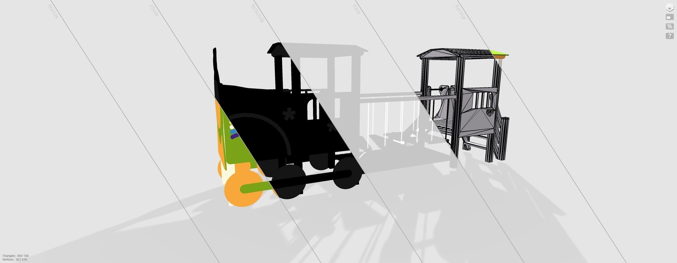 Playground for kids 3D model_12