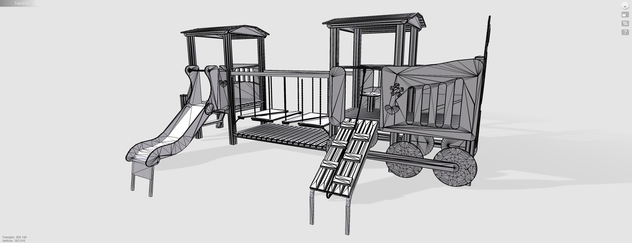 Playground for kids 3D model_11