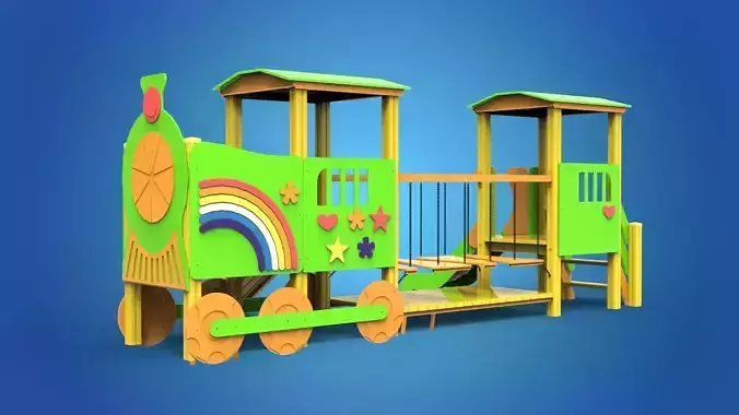 Playground for kids 3D model