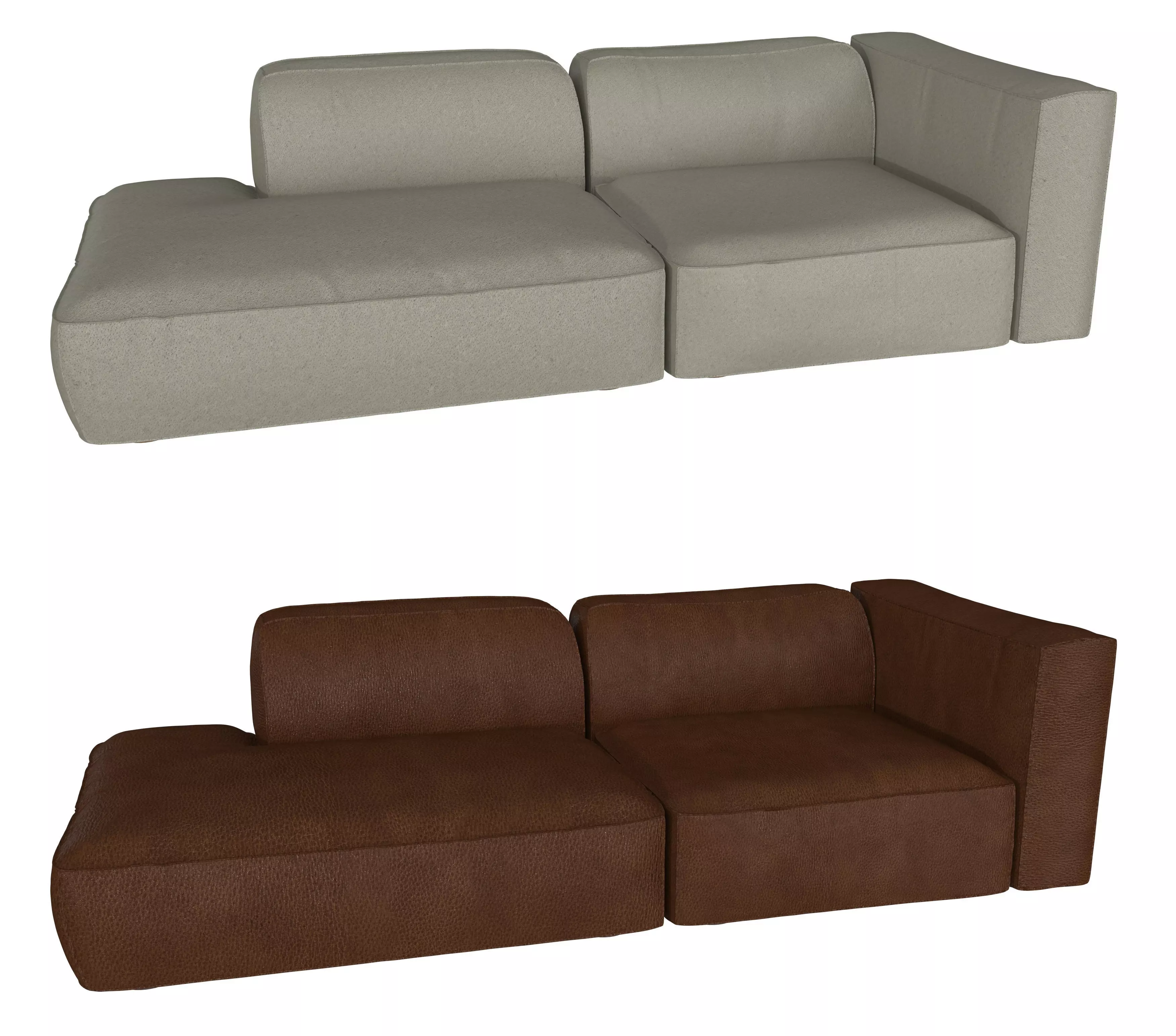 Leather sofa Free 3D model