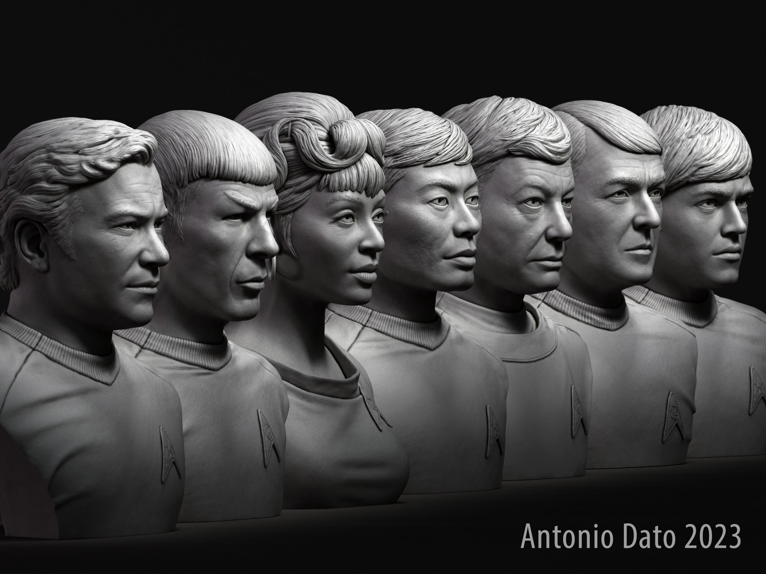 Star Trek TOS main crew collection _2