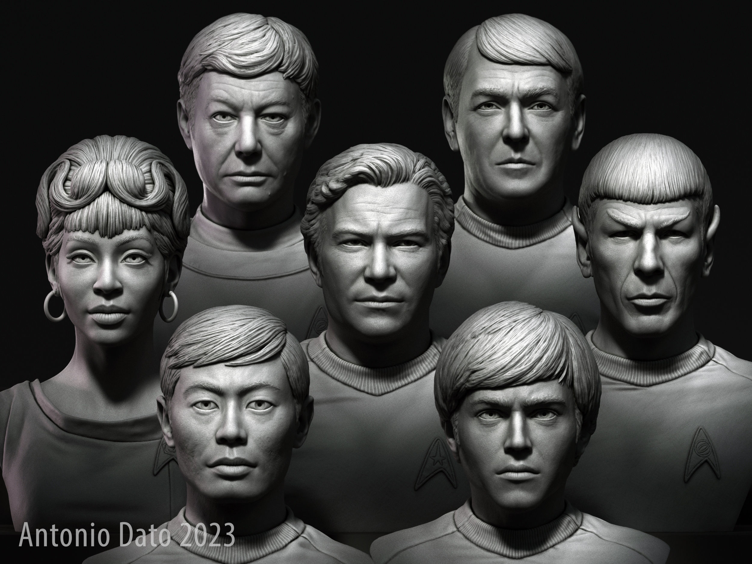 Star Trek TOS main crew collection _0