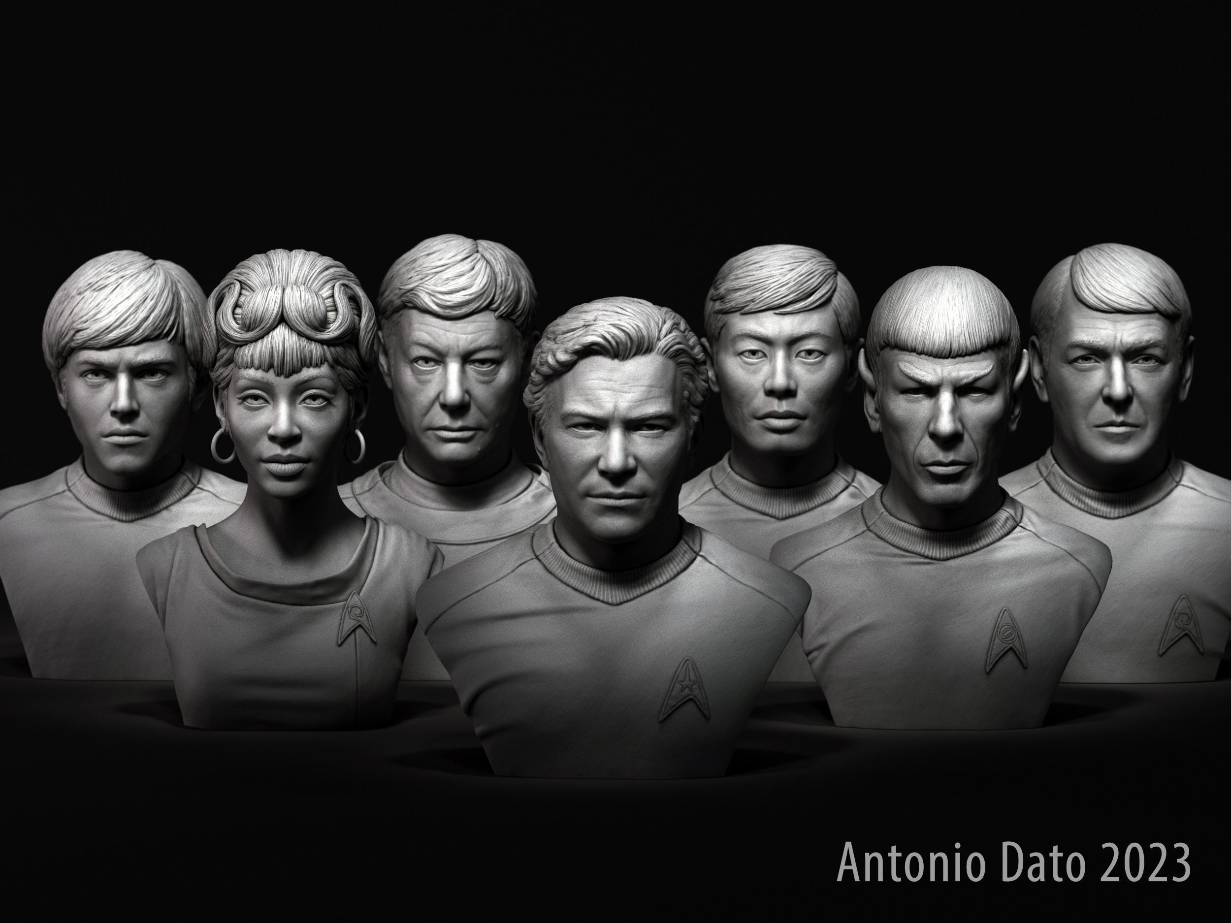 Star Trek TOS main crew collection _1