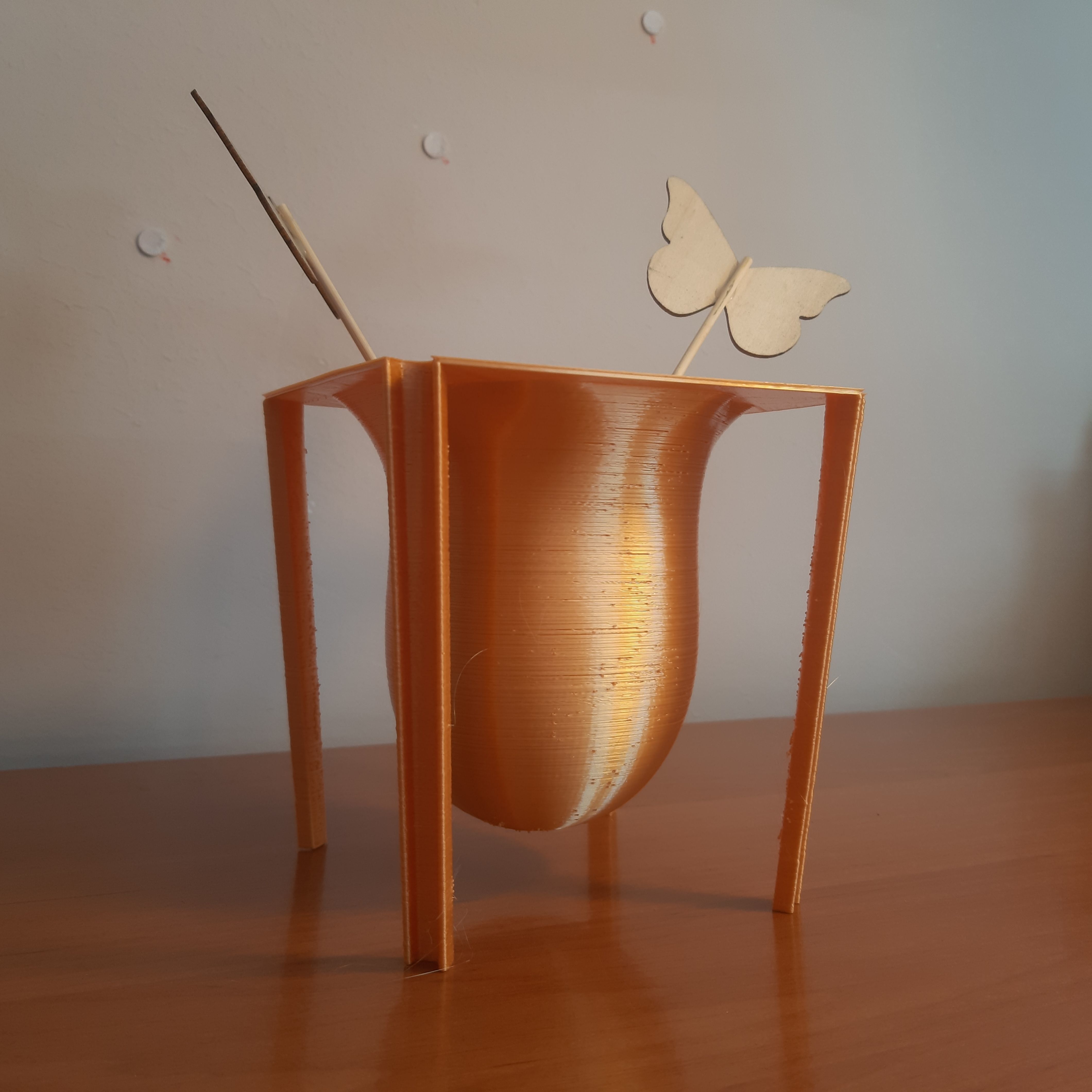 Butterfly Cup Free 3D print model_2