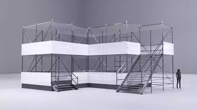 Layher Structure Pavilion 8 3D model