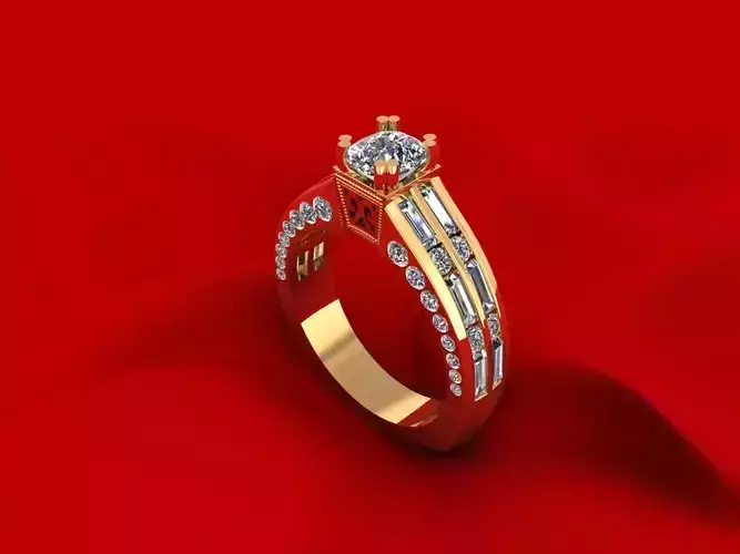 Solitaire Woman Ring R7 