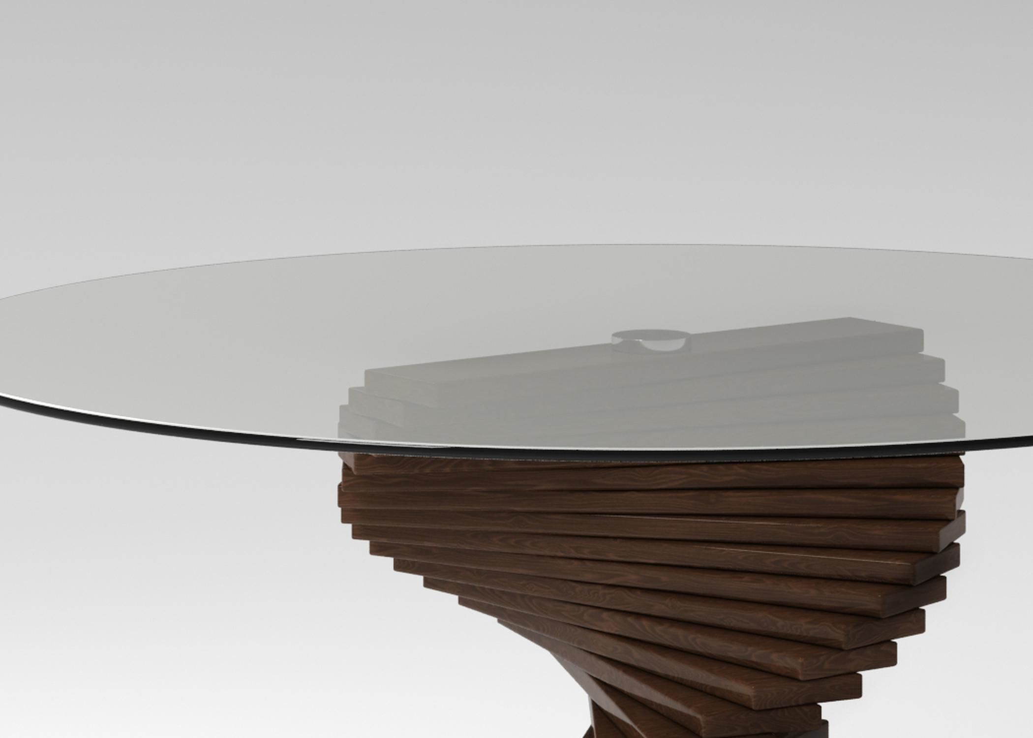 table Modern dining 3D model_4
