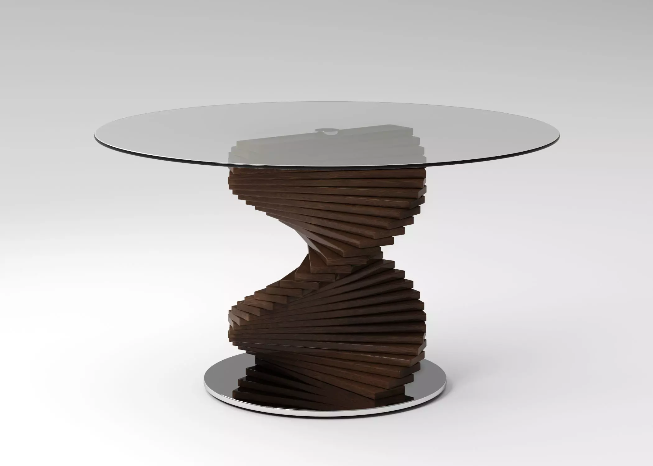 table Modern dining 3D model_0