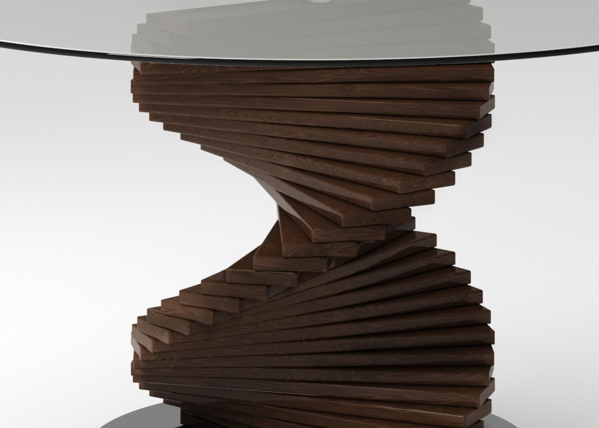 table Modern dining 3D model_3