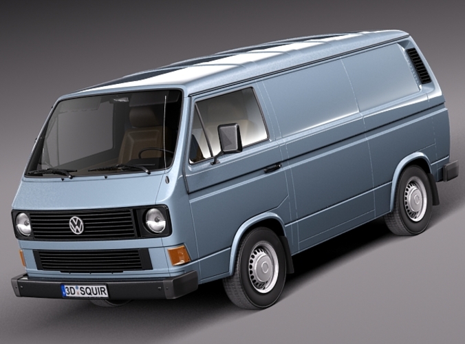 Volkswagen T3 Van 1979-1988 3D model