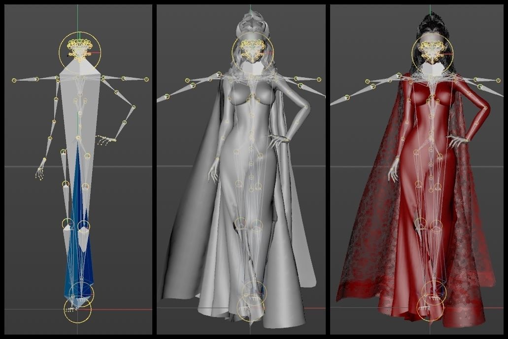 Vampiress - Female Vampire 3D model_12