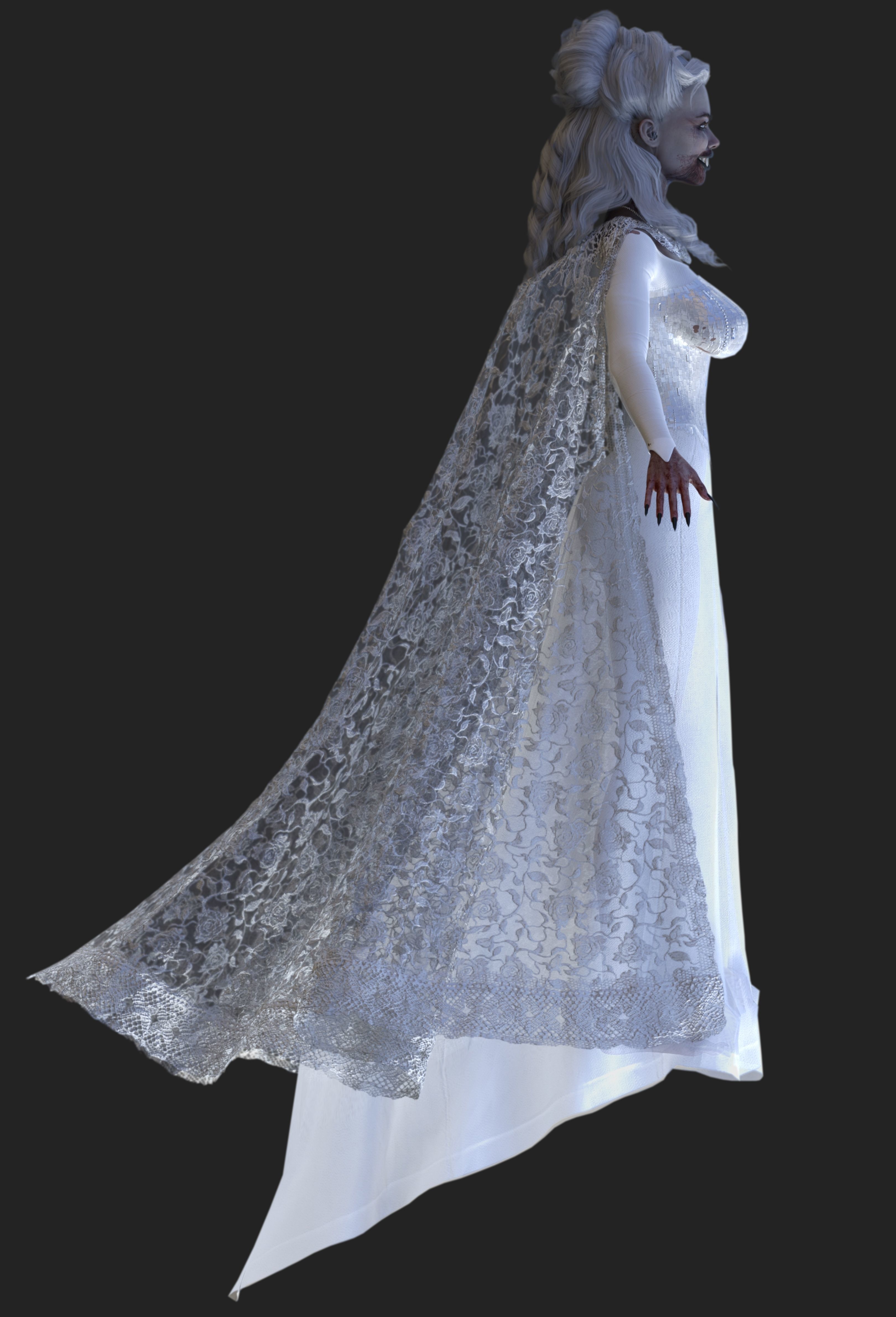 Vampiress - Female Vampire 3D model_6