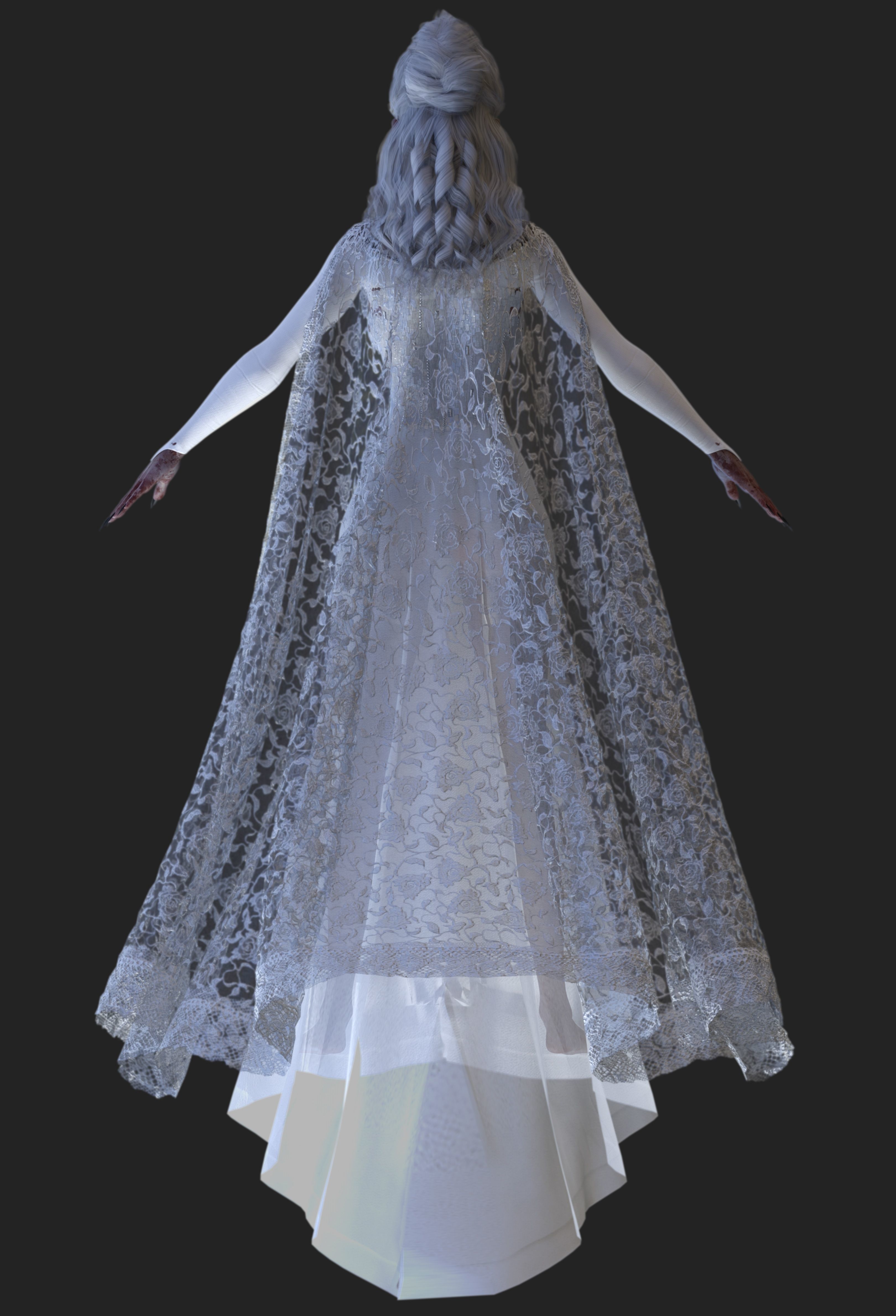 Vampiress - Female Vampire 3D model_7