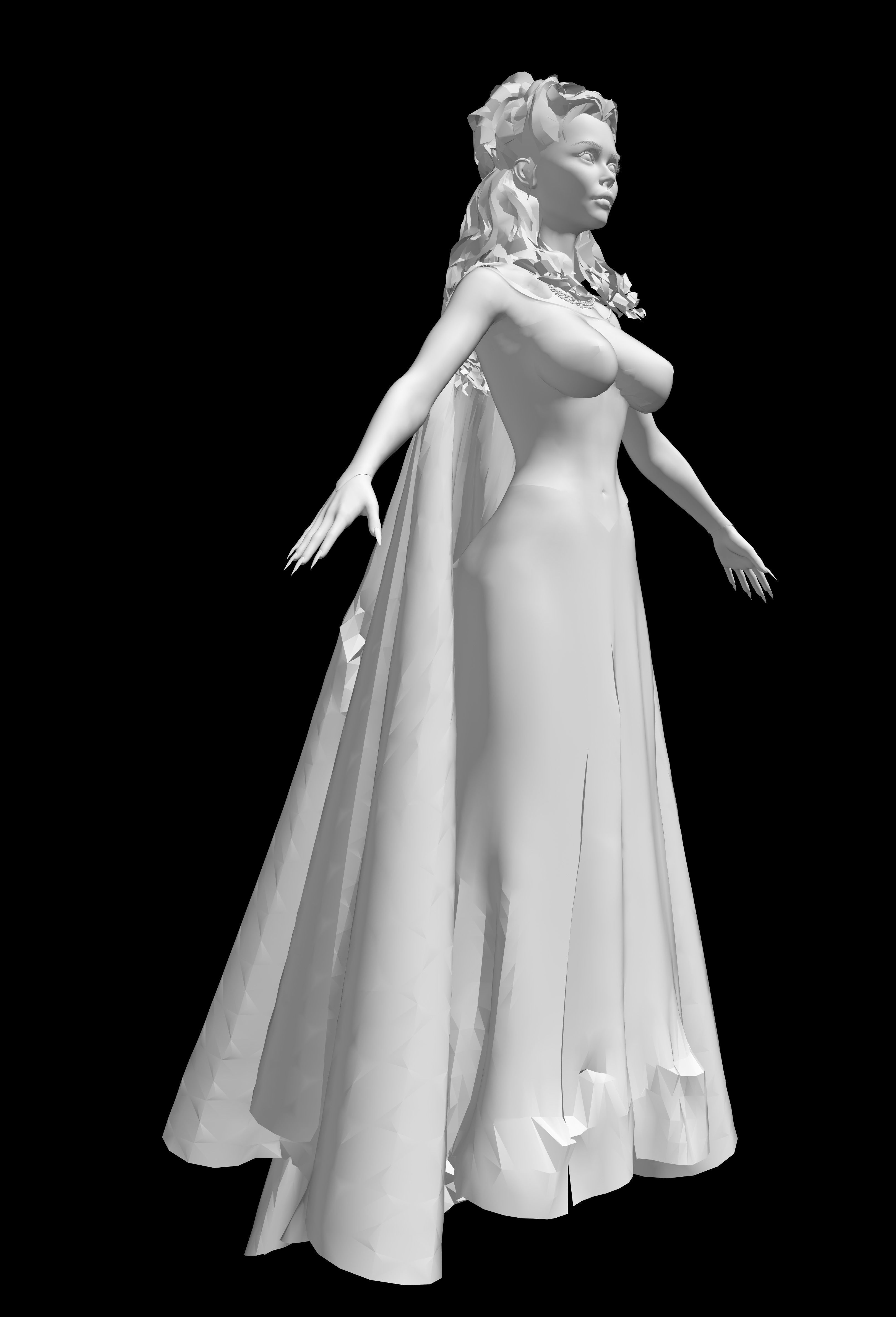 Vampiress - Female Vampire 3D model_3